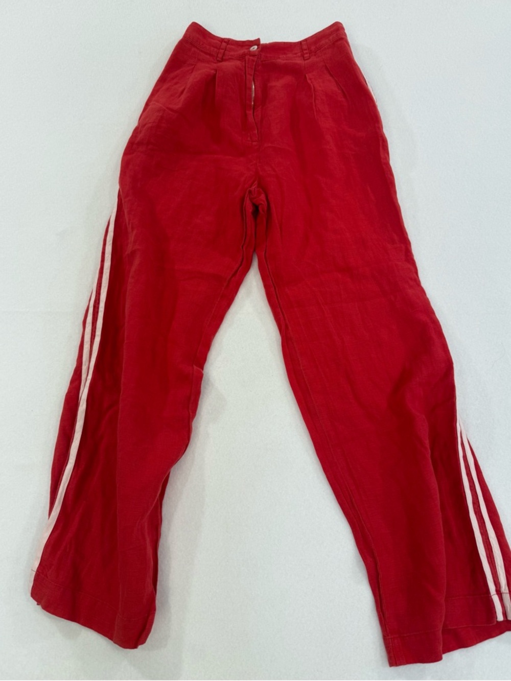 DONNI. Linen Pleated Pants-Small - Picture 3 of 7